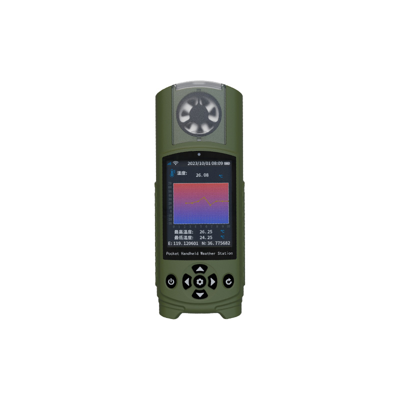 Pocket handheld meteorological instrument
