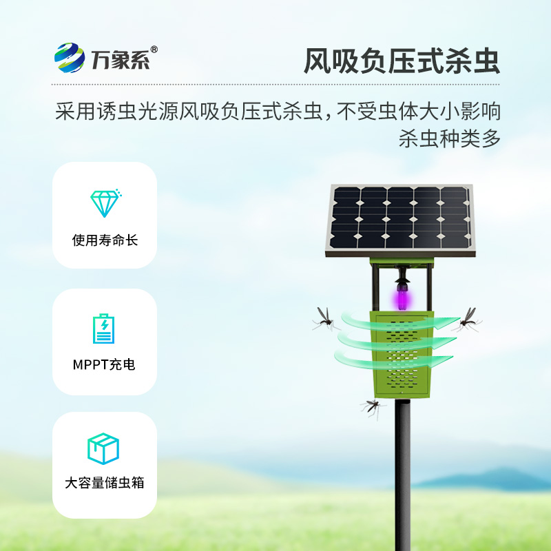 風吸式殺蟲燈助力綠色農業發展